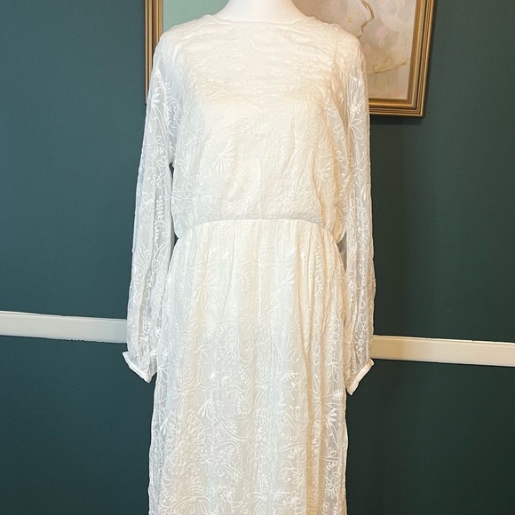 Lace MODCLOTH Dresses | ModCloth Boho Maxi Dress Sz Large NWT - Picture 4 of 10